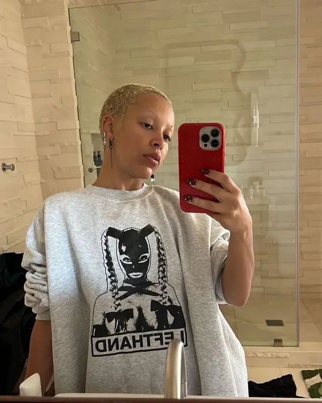 Doja Cat outfit in Left Hand LA, 2022