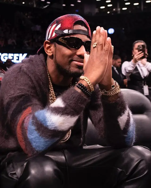Fabolous outfit in Rta, Nike, and Off-White, 2022