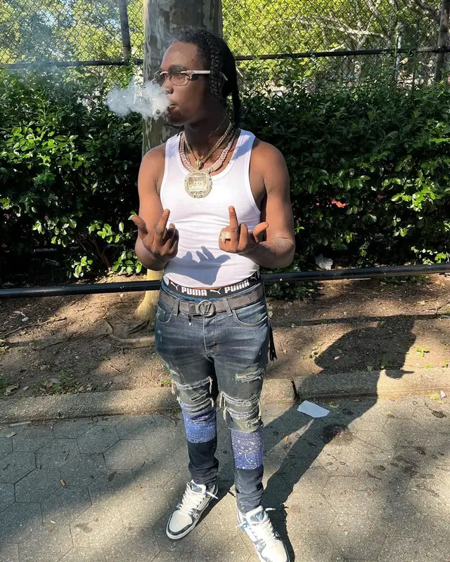 Yus Gz outfit in Amiri and Louis Vuitton, 2022