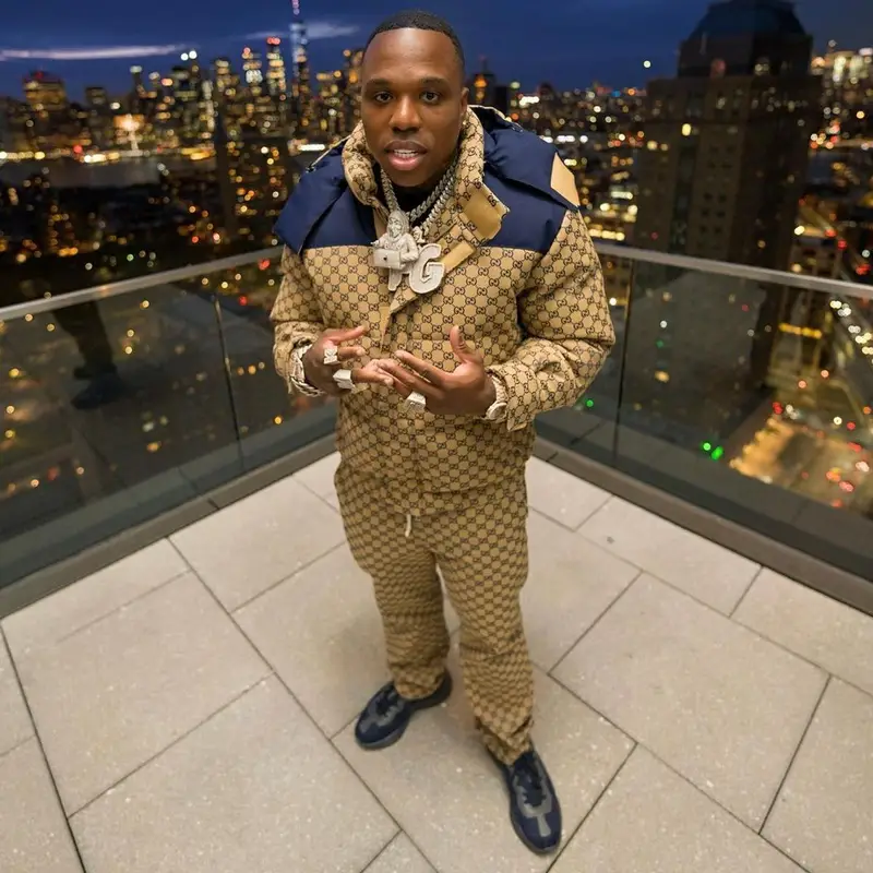 BandMan Kevo outfit in Gucci, 2022
