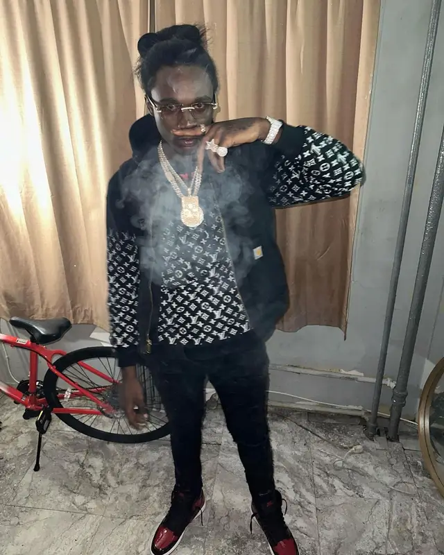 Yus Gz outfit in Louis Vuitton, Amiri, and Chemist, 2022