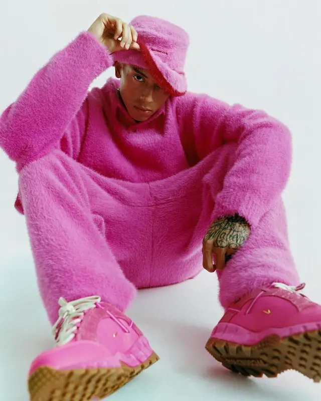 Central Cee outfit in Nike and Jacquemus, 2022