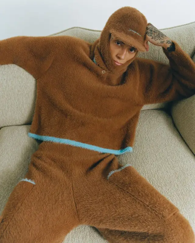 Central Cee outfit in Nike and Jacquemus, 2022