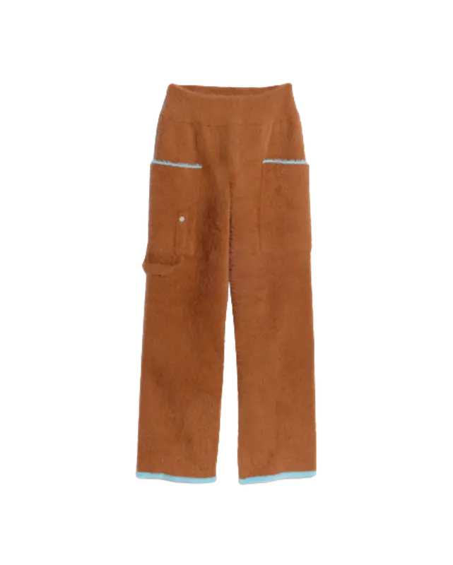 Jacquemus Fluffy Cargo Brown Pants $870