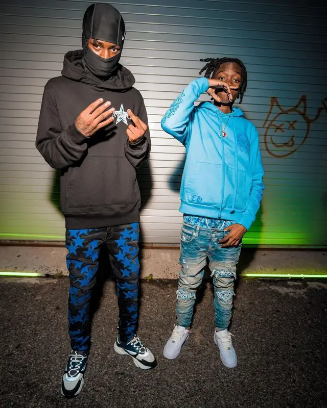 Kyle Richh outfit in Amiri, Chemist, and Nike, 2022