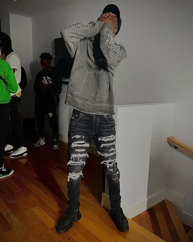 Kyle Richh outfit in The Great City Workshop, Prada, and Amiri, 2022
