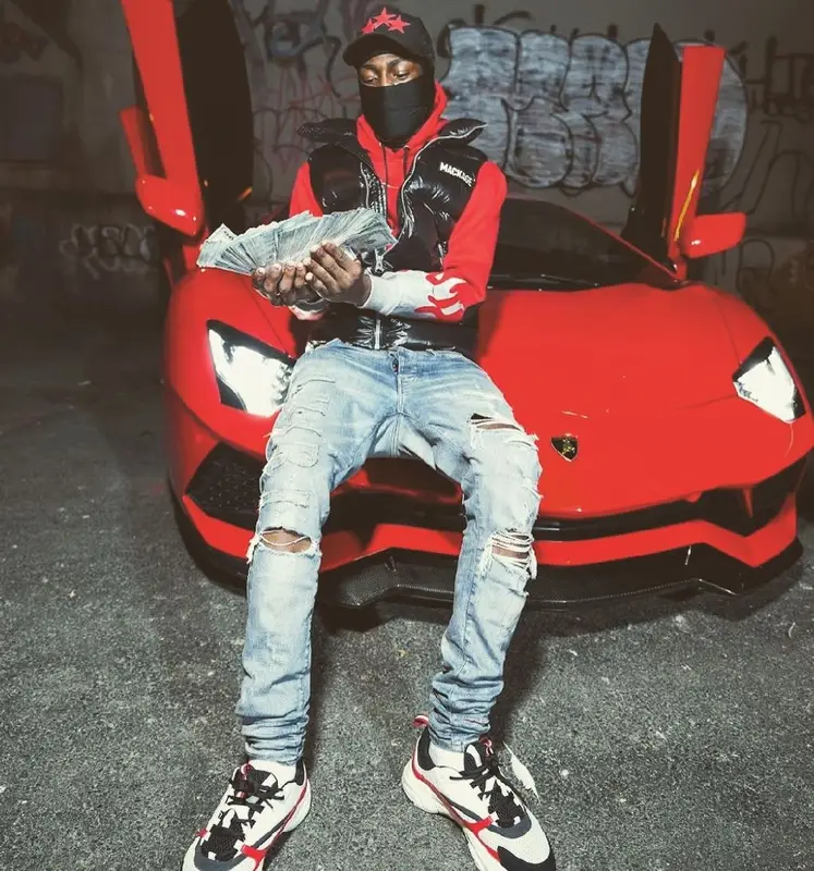 Kyle Richh outfit in Dior, Amiri, and Nike, 2022