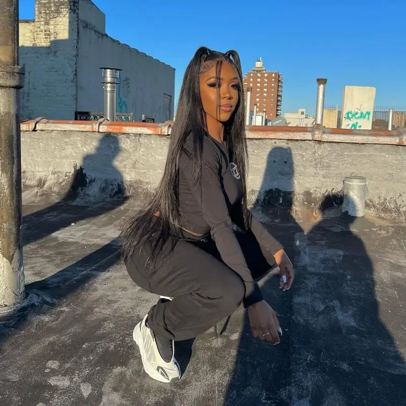Shani Boni outfit in Diesel, Amiri, and Adidas, 2022