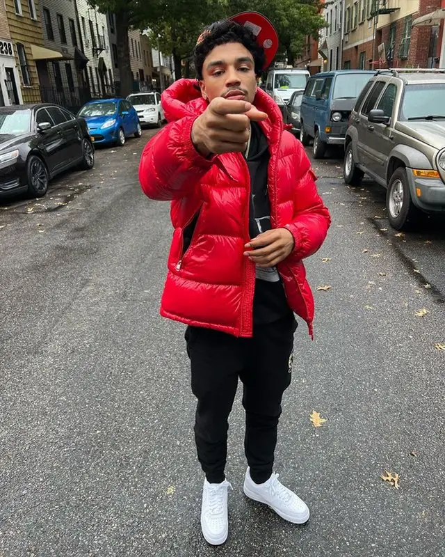 Jay Cinco outfit in Moncler, WealthyDreams Aspect, and Nike, 2022