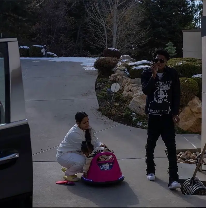 NBA YoungBoy outfit in Amilli Atelier, Nike, and Chrome Hearts, 2022