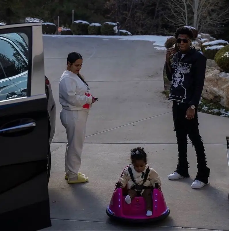 NBA YoungBoy outfit in Amilli Atelier, Nike, and Chrome Hearts, 2022