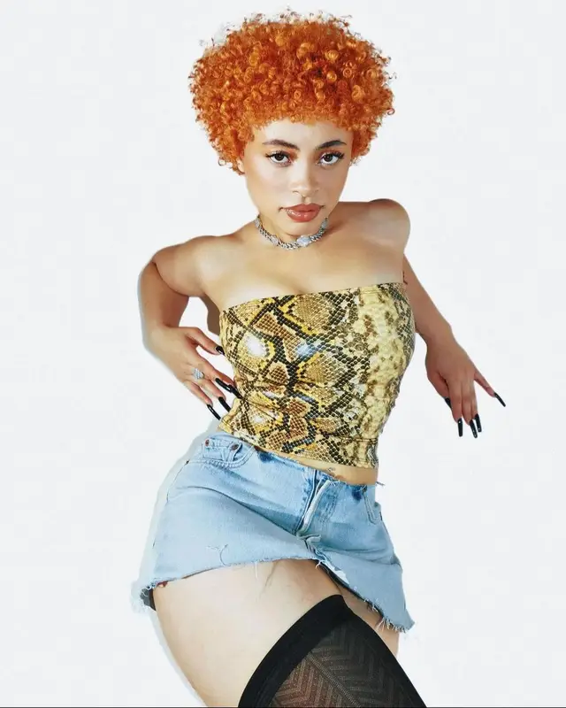 Ice Spice outfit in Adriana Sahar and ConstructedForWomen, 2022