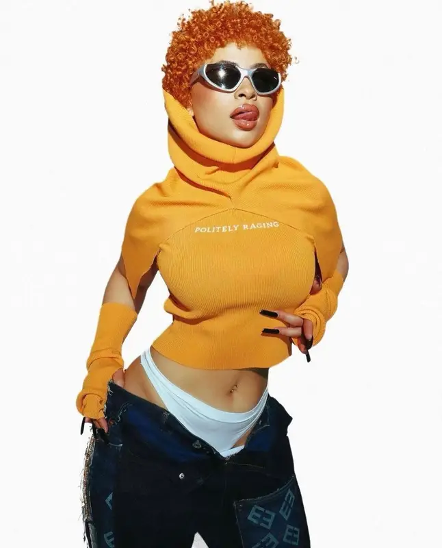 Ice Spice outfit in Andre Emery and Balenciaga, 2022