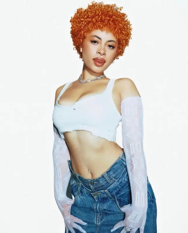 Ice Spice outfit in Andre Emery, 2022