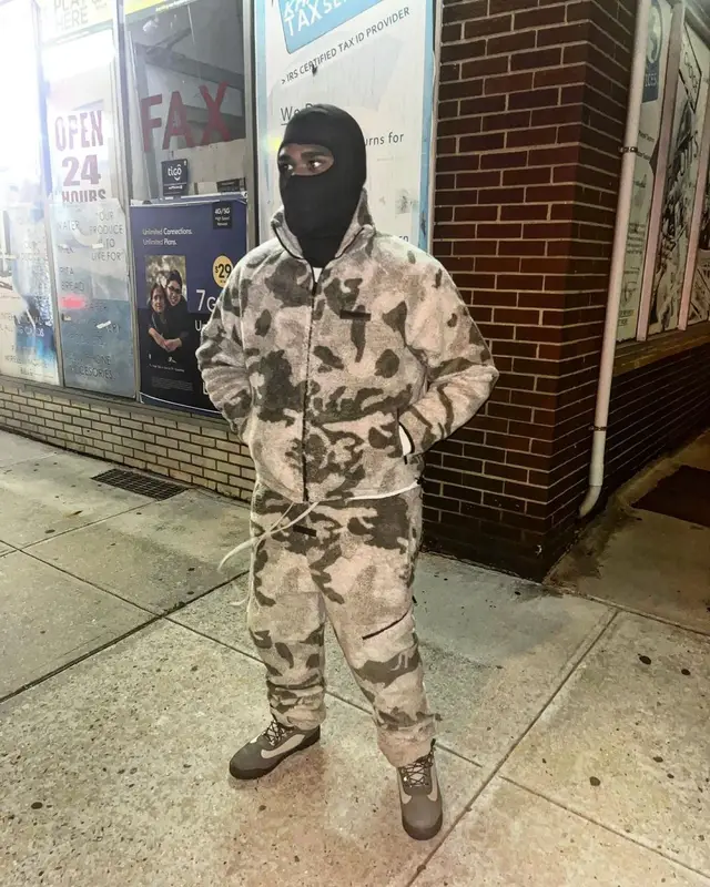Fat Boy outfit in Fear of God and Timberland, 2022