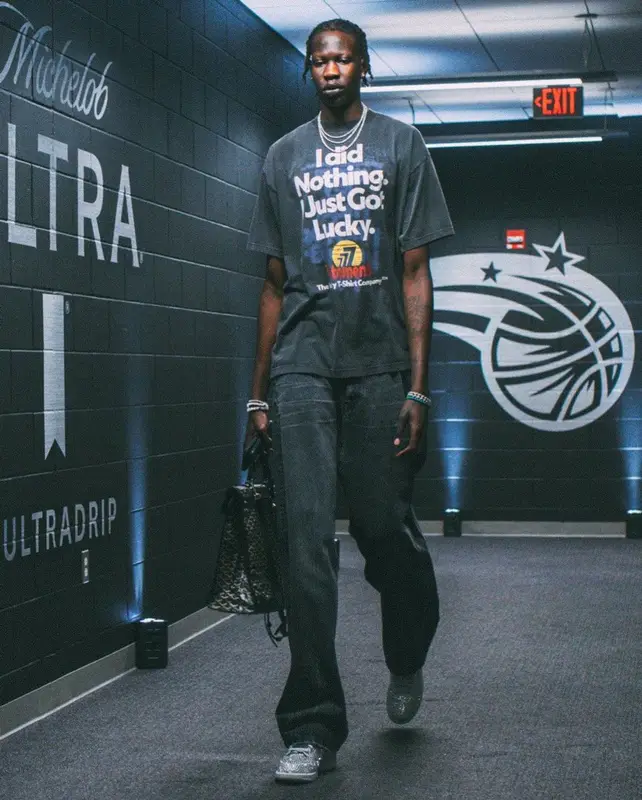 Bol Bol outfit in Vetements, Balenciaga, and Nike, 2022