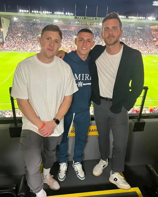 Phil Foden outfit in Amiri and Louis Vuitton, 2022