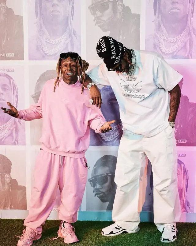 Lil Wayne outfit in Balenciaga, 2022