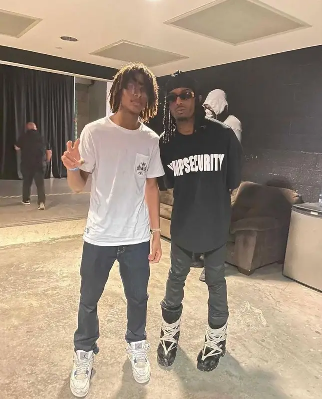 Playboi Carti outfit in Playboi Carti Merch, Rick Owens, and Balenciaga, 2022