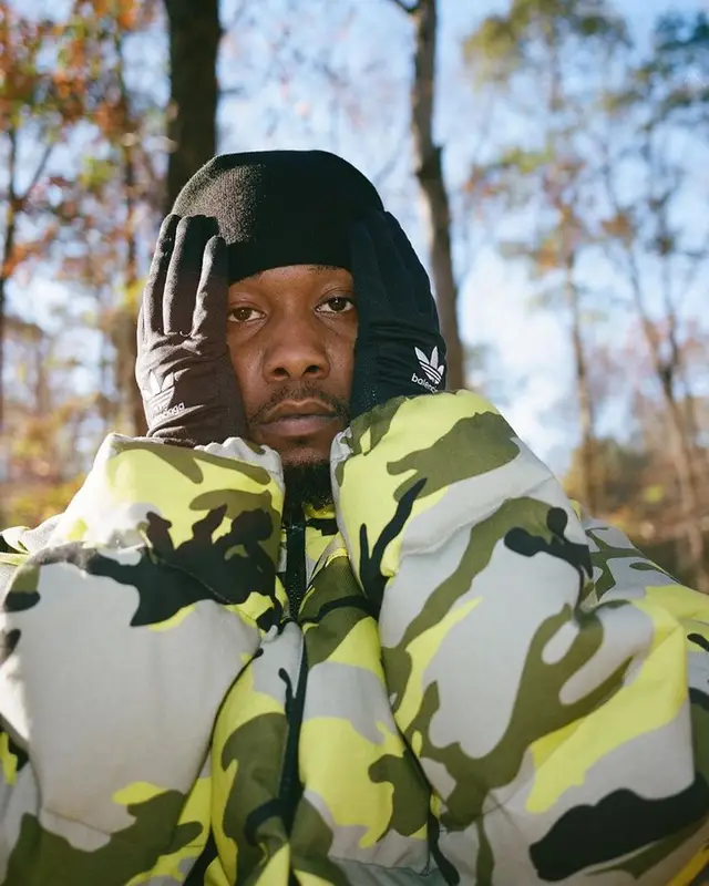 Offset outfit in Vetements, Adidas, and Balenciaga, 2022