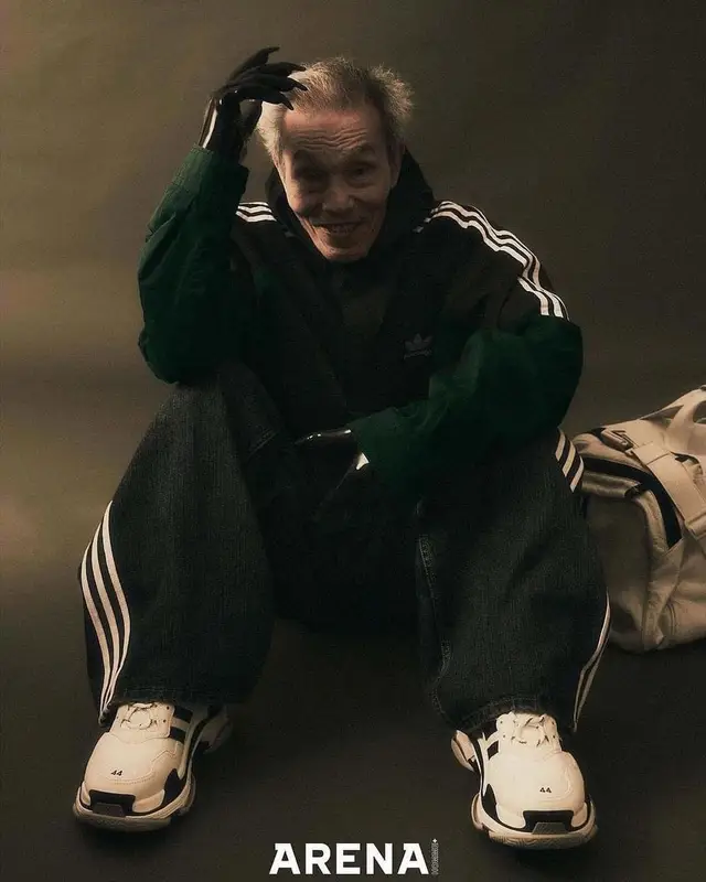 Oh Young-Soo outfit in Adidas and Balenciaga, 2022