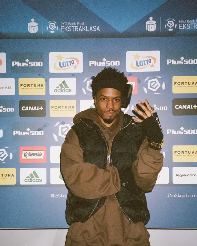 Pierre Bourne outfit in Jordan, Misbhv, and Stone Island, 2022