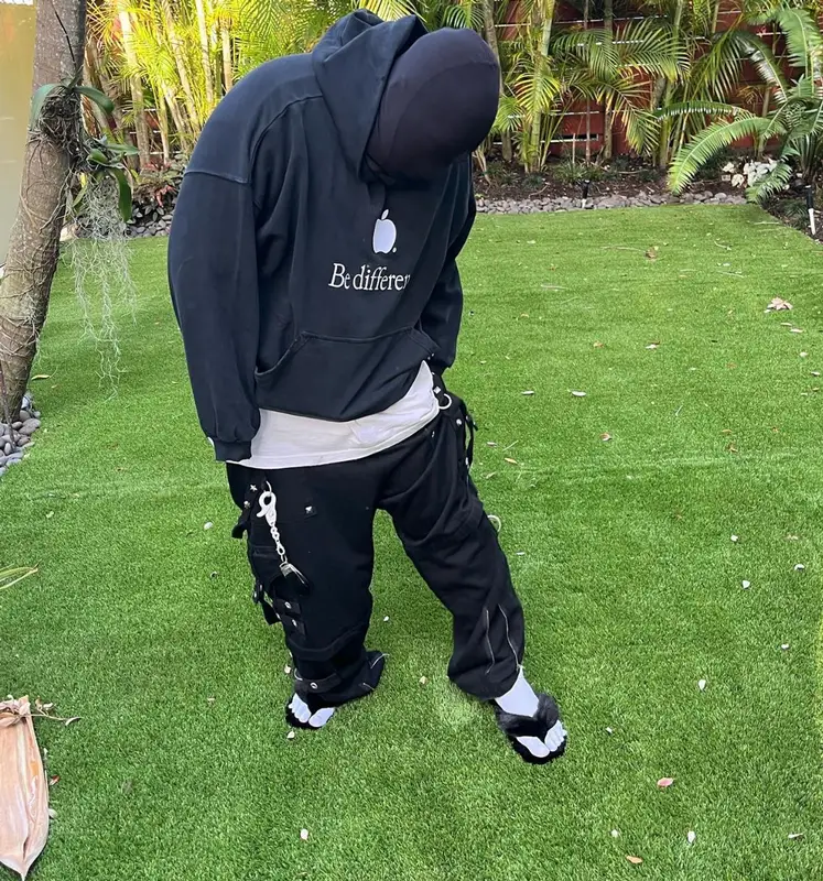 ASAP Bari outfit in Balenciaga and Maison Margiela, 2022
