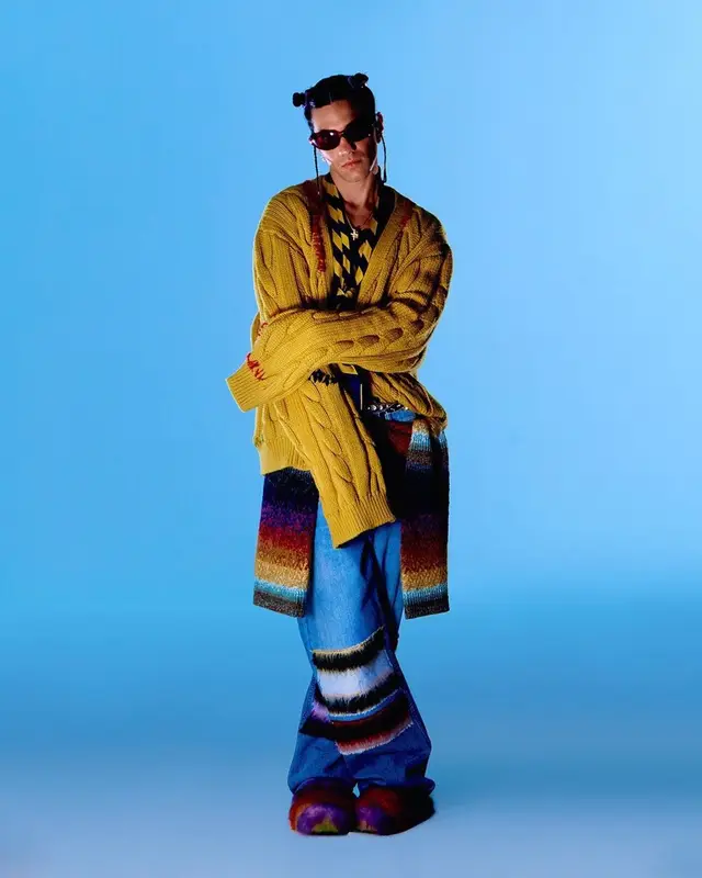 Tedua outfit in Marni, 2022