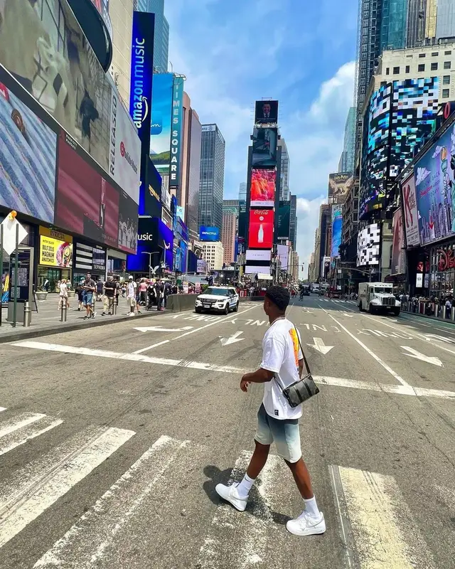 Ansu Fati outfit in Nike and Louis Vuitton, 2022