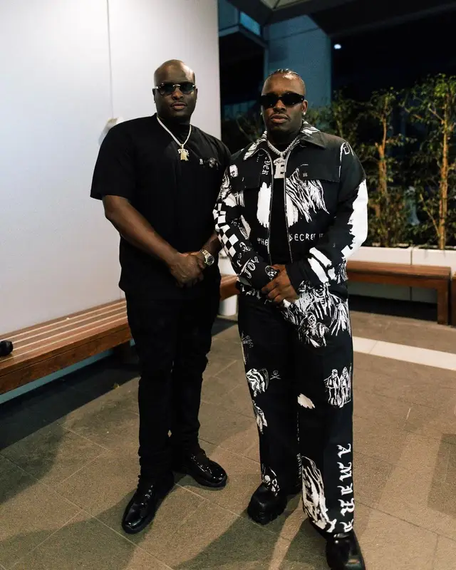 Blxst outfit in Amiri and Balenciaga, 2022
