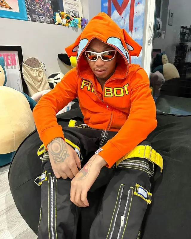 Tyla Yaweh outfit in Aimbot, Tripp NYC, and Louis Vuitton, 2022