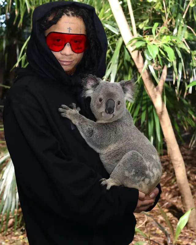 Trippie Redd outfit in Rick Owens, 2022