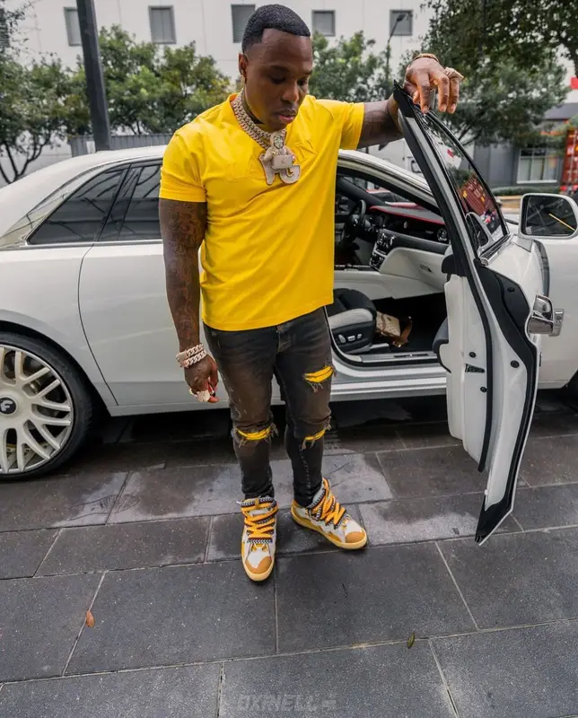 BandMan Kevo outfit in Lanvin and Amiri, 2022