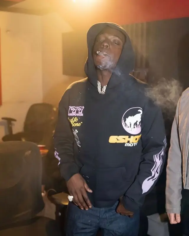 Bobby Shmurda outfit in Six Shot, 2022
