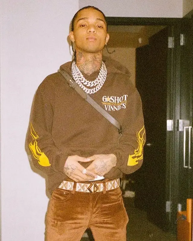 Swae Lee outfit in Six Shot, 2022