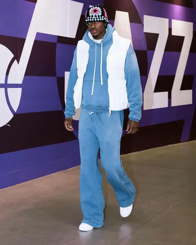Jarred Vanderbilt outfit in Cout De La Liberte, 2022