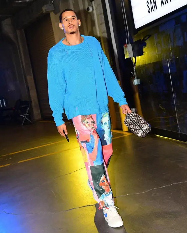 Juan Toscano-Anderson outfit in KidSuper, Nike, and Goyard, 2022