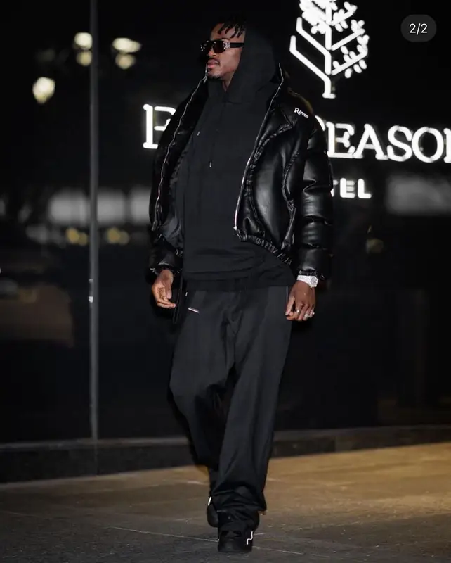 Jarred Vanderbilt outfit in Reves Paris, Lanvin, and Clocks And Colours, 2022