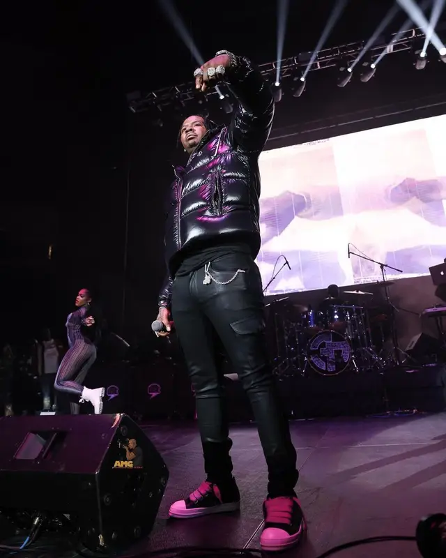 Moneybagg Yo outfit in Moncler, Amiri, and Rick Owens, 2022