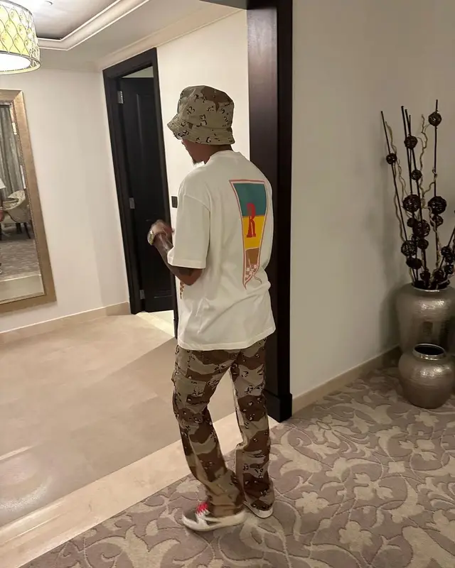 Jesse Lingard outfit in Rhude, Gallery Dept., and Chrome Hearts, 2022