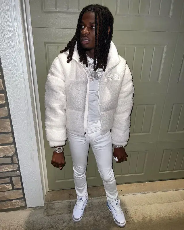 SleazyWorld Go outfit in The North Face, Purple Brand, and Jordan, 2022