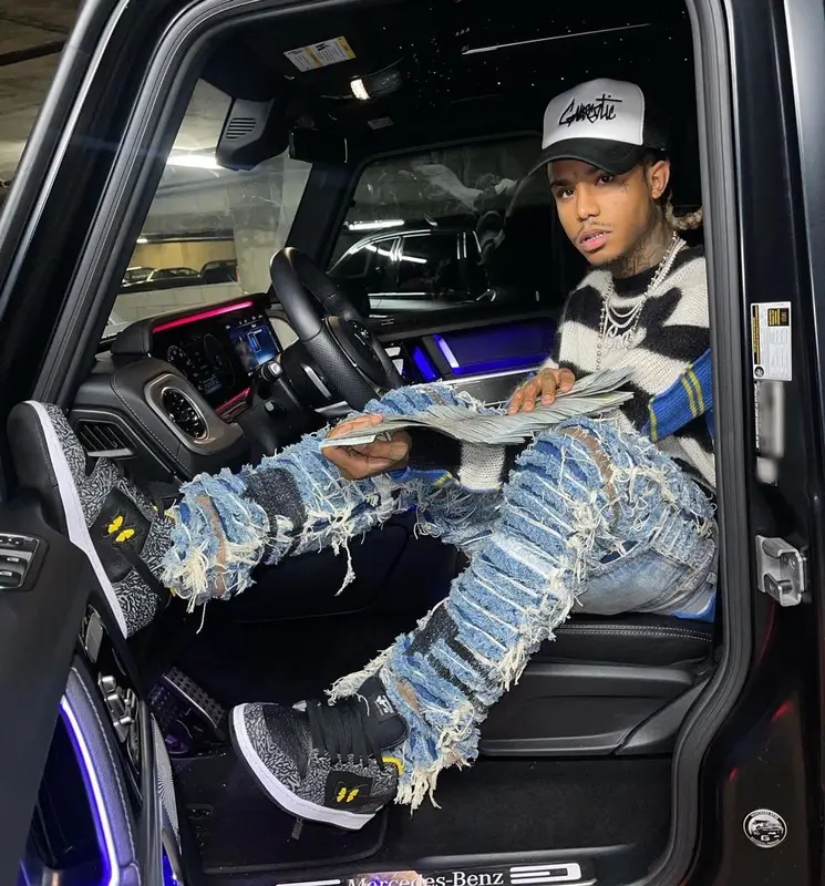 Lil Gnar outfit in Marni, 1017 Alyx 9SM, and Gnarcotic, 2022