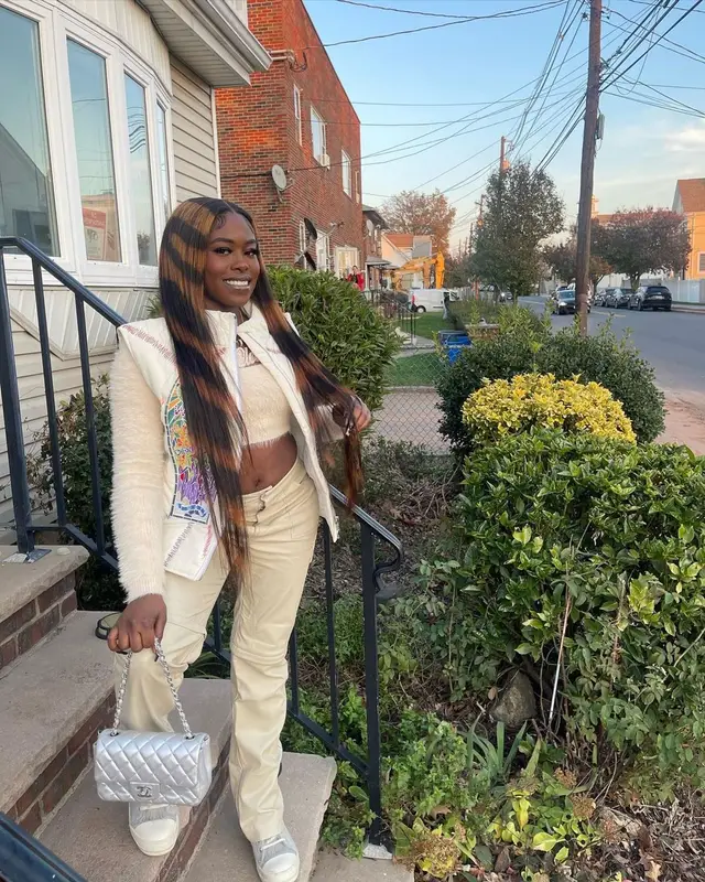 Cleotrapa outfit in Who Decides War, Rick Owens, and Chanel, 2022