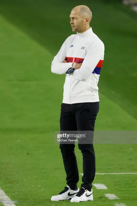 Gregg Berhalter outfit in Nike and Peaceminusone, 2020