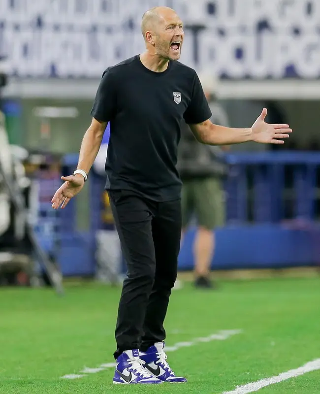 Gregg Berhalter outfit in Nike and Ambush, 2021