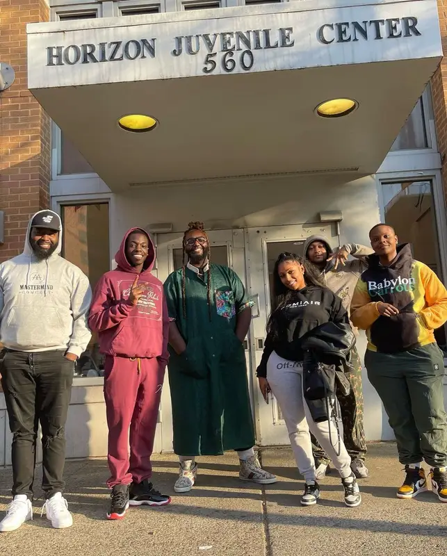 Bobby Shmurda outfit in Rhude and Jordan, 2022
