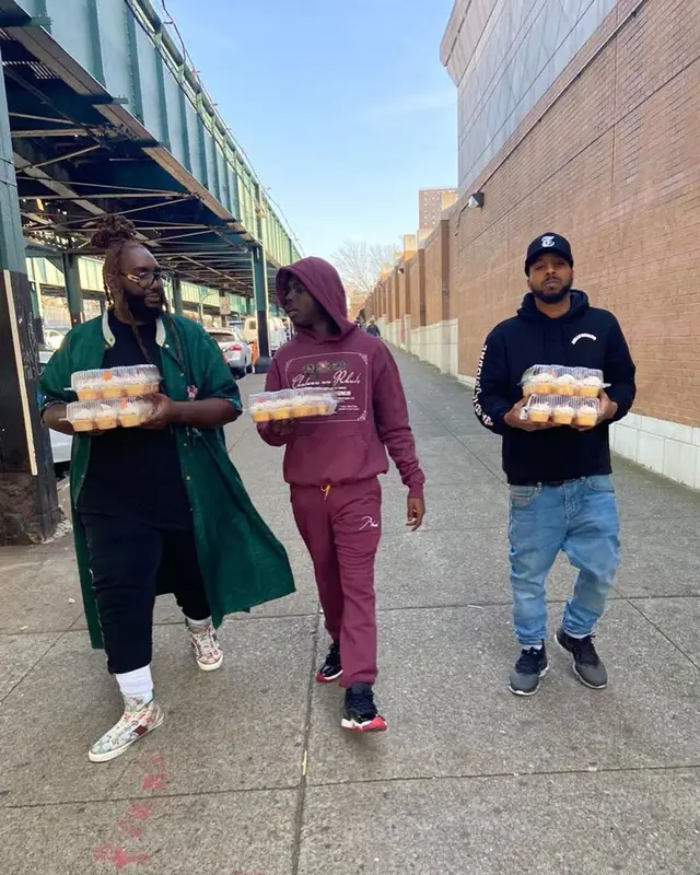 Bobby Shmurda outfit in Rhude and Jordan, 2022