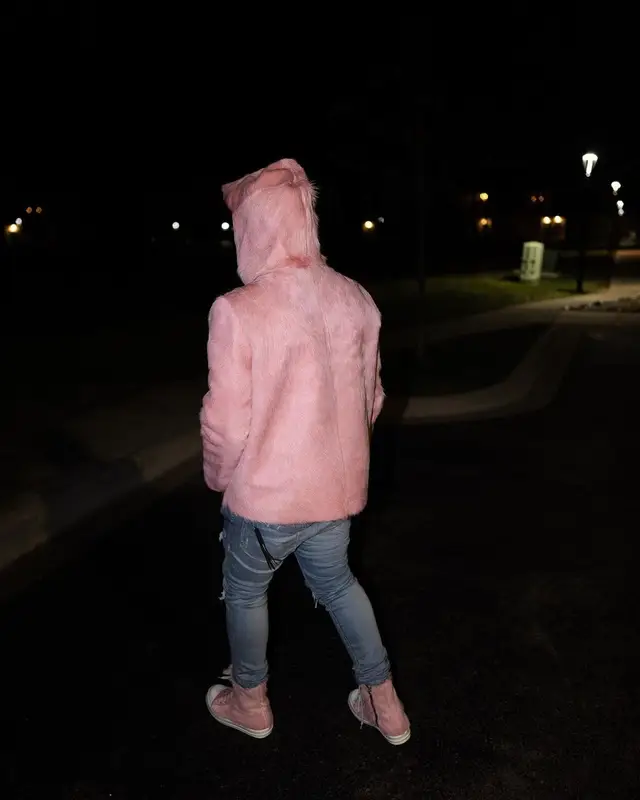 Lil Zay Osama outfit in Rick Owens and Amiri, 2022