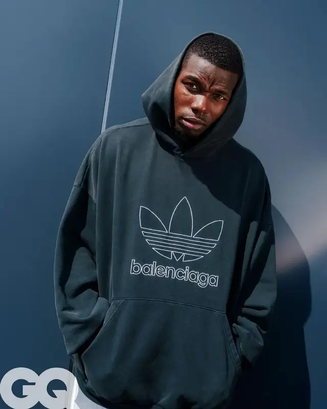 Paul Pogba outfit in Adidas and Balenciaga, 2022