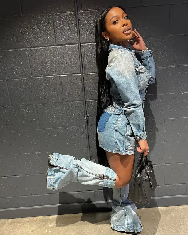 Jayda Wayda outfit in Givenchy, Hermes, and Bstroy, 2022